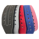 2 Prong Powerlifting Belt 10mm SuedeLeather 3WhiteLights