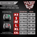 1 Prong Nubuck Leather Belt Hades 13mm