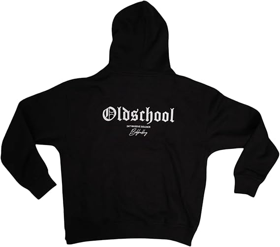 Massive Soldier Hoodie Olschool Bodybuilding 