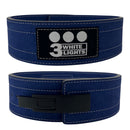 10mm Lever Buckle Power Belt Suede Leather 3WhiteLights